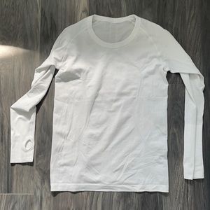 Lululemon, Swiftly Tech Long Sleeve, 8, White
